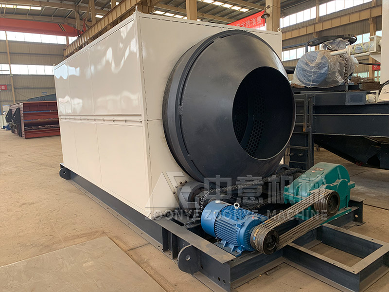 綜合垃圾分揀生產(chǎn)線滾筒篩實(shí)地工廠圖片