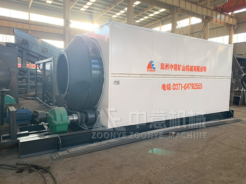 存量垃圾處理機(jī)器滾筒篩實地工廠圖片