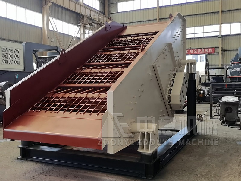 拆遷垃圾破碎篩分生產(chǎn)線棒條篩實地工廠圖片