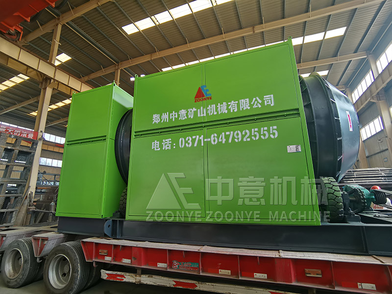 建筑裝潢垃圾全套處置設(shè)備滾筒篩實地工廠圖片