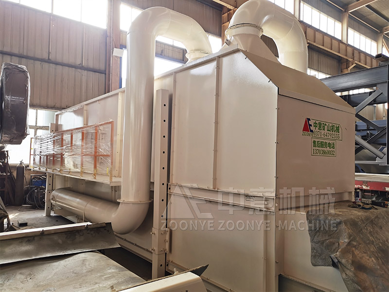 廢舊建筑材料自動分揀處理設(shè)備風(fēng)選機實地工廠圖片